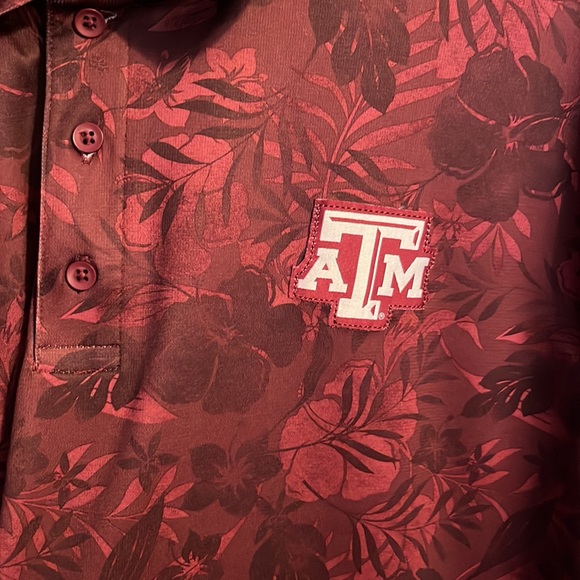 Men’s XL A&M floral polo! - Picture 3 of 4